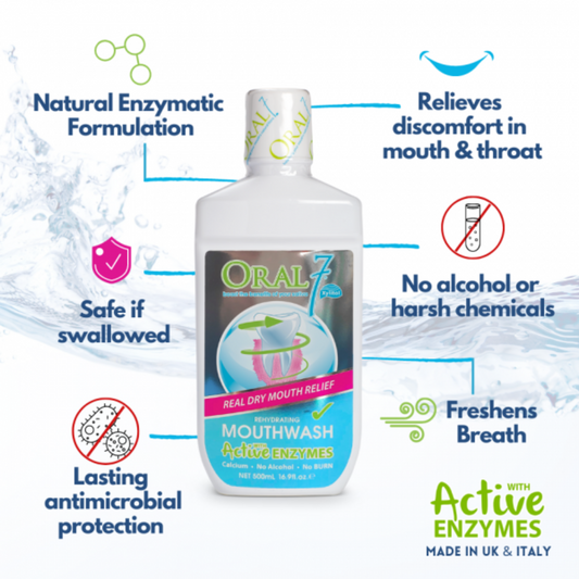 Oral7® Moisturising Mouthwash - 2 sizes